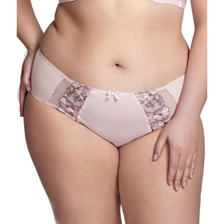 Kalhotky SCULPTRESSE LOGAN MIDI BRIEF BLUSH/FLORAL