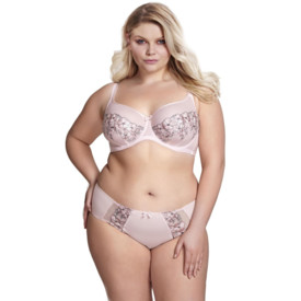 Kalhotky SCULPTRESSE LOGAN MIDI BRIEF BLUSH/FLORAL