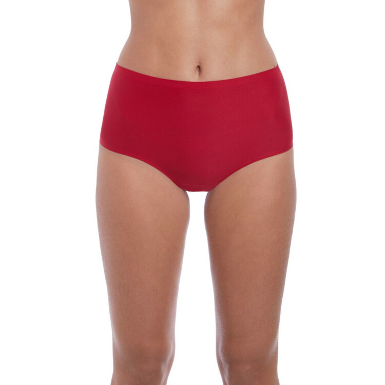 Kalhotky FANTASIE SMOOTHEASE INVISIBLE STRETCH FULL BRIEF RED