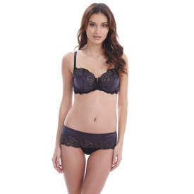 Podprsenka WACOAL LACE AFFAIR UNDERWIRE BRA BLACK/GRAPHITE