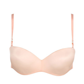 Podprsenka MARIE JO UNDERTONES PADDED BRA STRAPLESS GLOSSY PINK