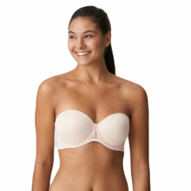 PD0241609SKT Podprsenka PRIMADONNA TWIST I DO PADDED STRAPLESS BRA SILKY TAN