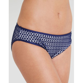 SV0866 Plavky spodní díl PANACHE SWIM EADIE CLASSIC BRIEF NAVY/WHITE