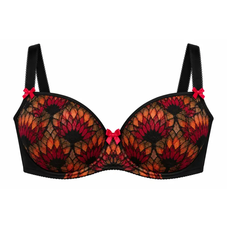 CX8512AUN_COMEXIM PIUME NOTTE HALFCUP BRA AUTUMN