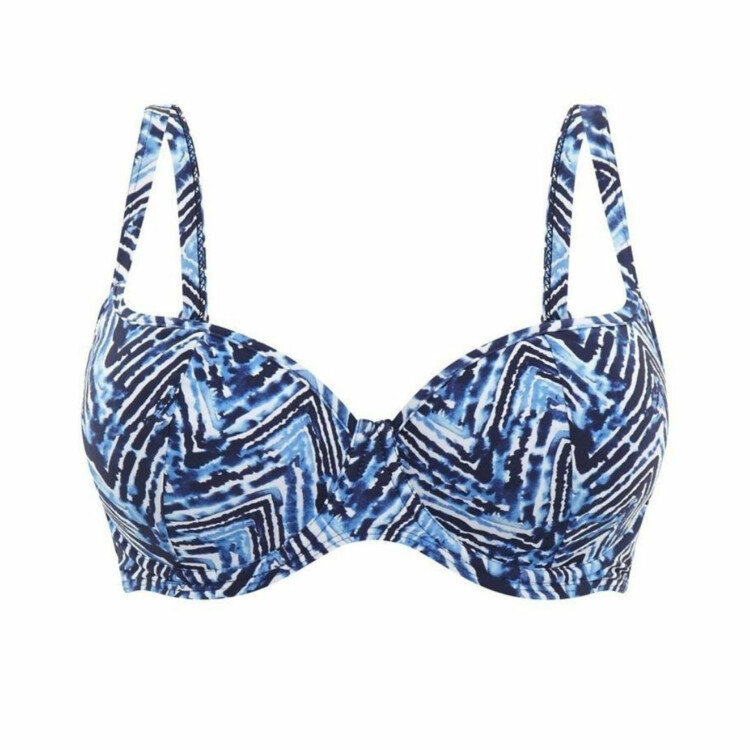 Plavky vrchní díl CLEO SWIM SUKI PLUNGE BIKINI TOP INDIGO