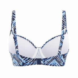 Plavky vrchní díl CLEO SWIM SUKI PLUNGE BIKINI TOP INDIGO