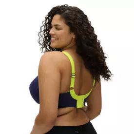EL8041NAY_ELOMI ENERGISE UW SPORTS BRA WITH J HOOK NAVY