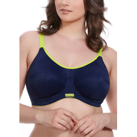 Podprsenka ELOMI ENERGISE UW SPORTS BRA WITH J HOOK NAVY