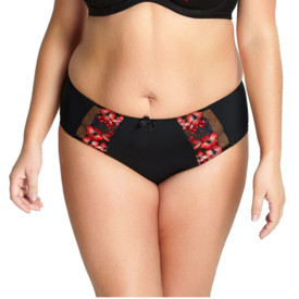 Kalhotky SCULPTRESSE LOGAN MIDI BRIEF BLACK/MULTI