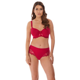 Kalhotky FANTASIE LEONA FULL BRIEF RED