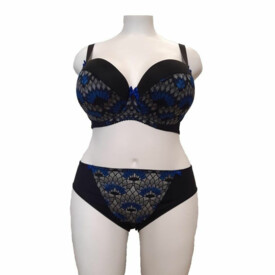 Podprsenka COMEXIM PIUME PLUNGE BRA BLUE