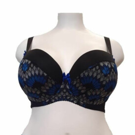 Podprsenka COMEXIM PIUME PLUNGE BRA BLUE