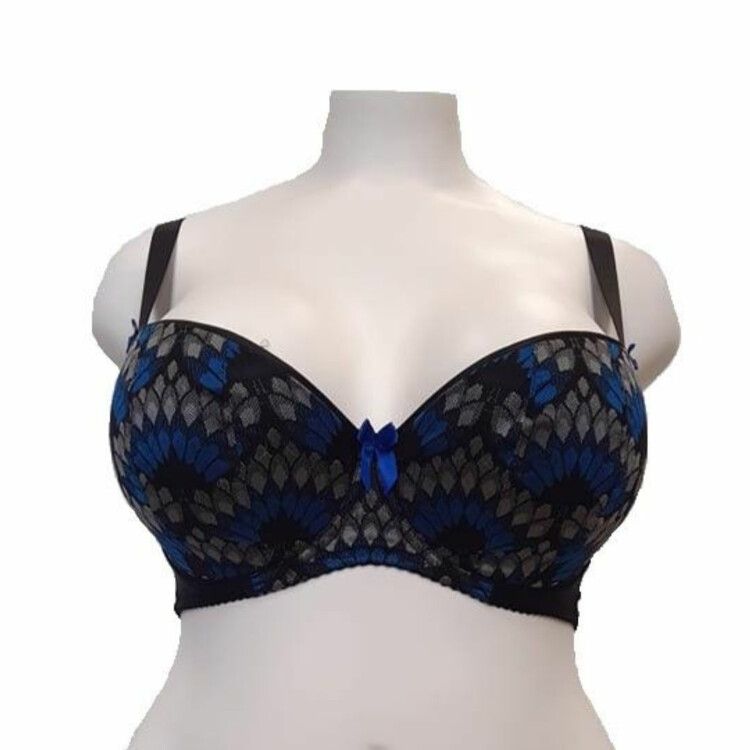 Podprsenka COMEXIM PIUME HALFCUP BRA BLUE