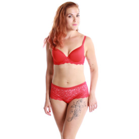 Kalhotky MARIE JO COLOR STUDIO LACE SHORTS SCARLET