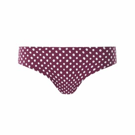 Plavky spodní díl FANTASIE SWIM SANTA MONICA MID RISE BRIEF GARNET