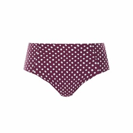 Plavky spodní díl FANTASIE SWIM SANTA MONICA HIGH RISE BRIEF GARNET