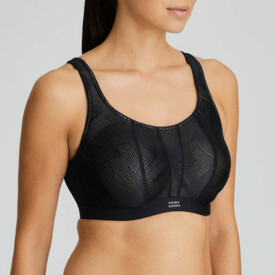 Podprsenka PRIMADONNA SPORT THE GAME WIRED BRA BLACK