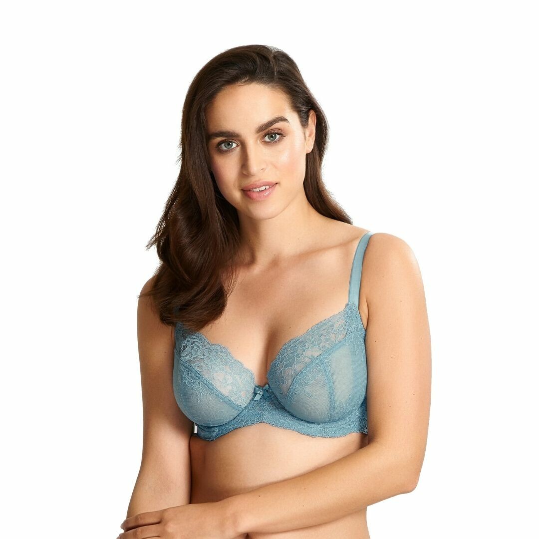 Podprsenka PANACHE ANA PLUNGE BRA MINERAL BLUE