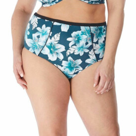 Plavky spodní díl ELOMI SWIM ISLAND LILY CLASSIC BRIEF PETROL