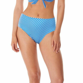 Plavky spodní díl FREYA SWIM BEACH HUT HIGH WAIST LEG BIKINI BRIEF BLUE MOON