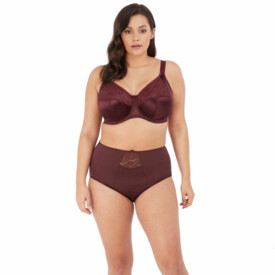 Podprsenka ELOMI CATE UW FULLCUP BANDED BRA RAISIN