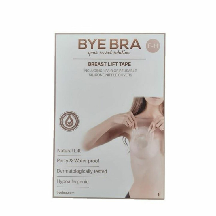 Doplněk BYE BRA NEVIDITELNÁ PODPRSENKA 3 PÁRY, silikonové krytky, KOŠÍČEK F-H