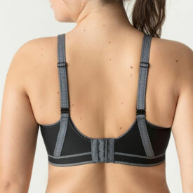 Podprsenka PRIMADONNA SPORT THE SWEATER WIRED BRA BLACK