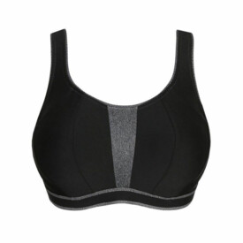 Podprsenka PRIMADONNA SPORT THE SWEATER WIRED BRA BLACK