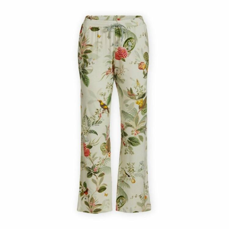 Doplněk PIP STUDIO BABBET DLOUHÉ KALHOTY FLORIS OFF WHITE