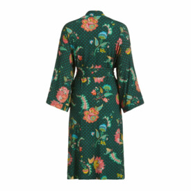 Doplněk PIP STUDIO NELLEKE KIMONO S DLOUHÝM RUKÁVEM JAMBO JASMINE GREEN