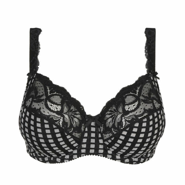 Podprsenka PRIMADONNA MADISON FULLCUP WIRE CRYSTAL BLACK