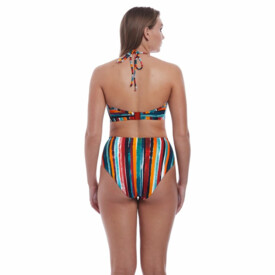 Plavky spodní díl FREYA SWIM BALI BAY HIGH WAIST LEG BRIEF MULTI