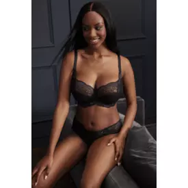 PA7255CBK_PANACHE CLARA FULLCUP BRA CHARCOAL/BLACK