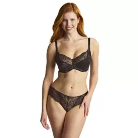 PA7255CBK_PANACHE CLARA FULLCUP BRA CHARCOAL/BLACK
