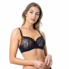 Podprsenka HOTMILK TEMPTATION  NURSING BRA FLEXI UNDERWIRE BLACK