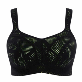 Podprsenka PANACHE SPORTS WIRED BRA BLACK/LIME