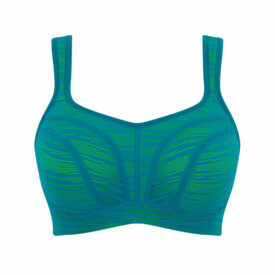 Sportovní podprsenka PANACHE SPORTS BRA TEAL/LIME