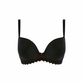 Podprsenka FREYA FESTIVAL VIBE UW MOULDED PLUNGE T-SHIRT BRA BLACK