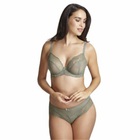 Podprsenka PANACHE ANA PLUNGE BRA OLIVE