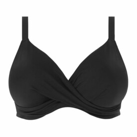 ES7193BLK Plavky vrchní díl ELOMI SWIM MAGNETIC UW PLUNGE BIKINI TOP BLACK