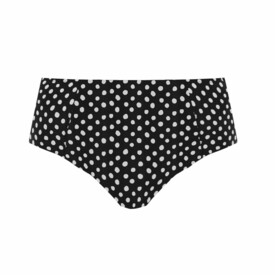 Plavky spodní díl FANTASIE SWIM SANTA MONICA HIGH RISE BRIEF  BLACK & WHITE