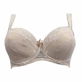 Podprsenka COMEXIM BASIC LACE HALFCUP NUDE