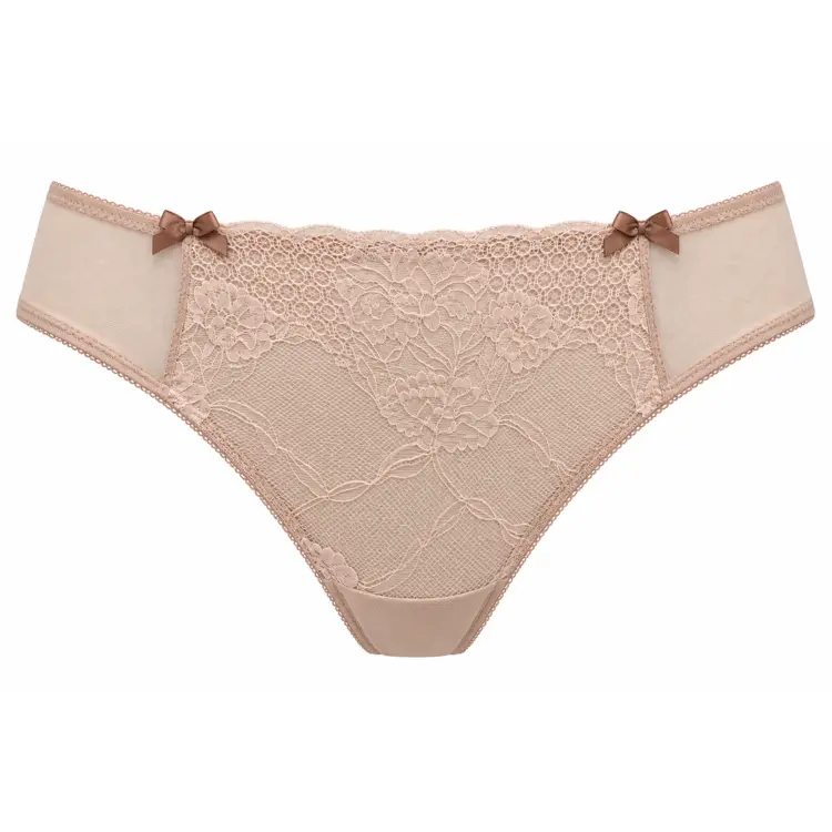 CX9324LNE_COMEXIM BASIC LACE PANTY NUDE