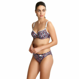 Plavky vrchní díl PANACHE SWIM ELLE BALCONNET BIKINI TRIBAL PRINT