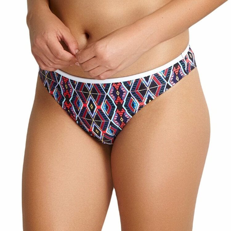 Plavky spodní díl PANACHE SWIM ELLE BRAZILIAN PANT TRIBAL PRINT