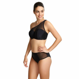 Plavky spodní díl PANACHE SWIM ONYX MIDI PANT BLACK