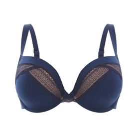 Podprsenka PANACHE ARIA PLUNGE NAVY/NUDE