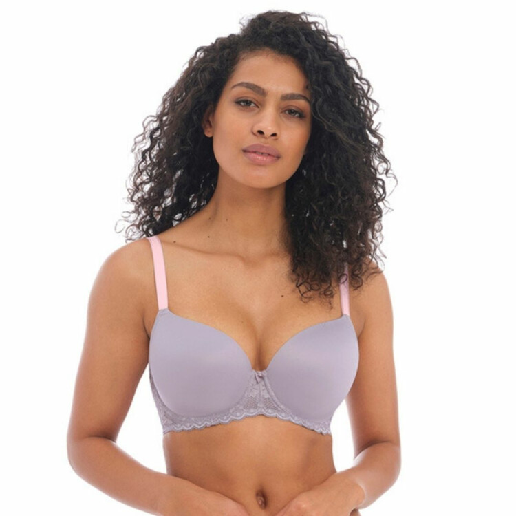 Hladká vyztužená Podprsenka FREYA OFFBEAT UW MOULDED DEMI T-SHIRT BRA MINERAL GREY