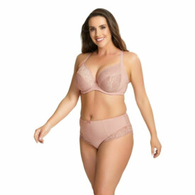 Kalhotky SCULPTRESSE ROXIE HIGH WAIST BRIEF MISTY ROSE