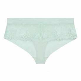 Krajkové zelené Kalhotky SIMONE PÉRÈLE WISH SHORTY SEA GREEN